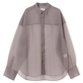 【マージ/MARGE】のChambray organdy shirt 人気、トレンドファッション・服の通販 founy(ファニー) ファッション Fashion レディースファッション Fashion for Women トップス・カットソー Cut & Sew Tops シャツ・ブラウス・オフィスカジュアル Elegant Blouses & Button-Ups 2025年 2025 2025春夏・S/S Spring/Summer 2025 SS25 フロント Front, Front Design リュクス Luxury, Elegant, High-End, Chic |ID:prp329100004428720