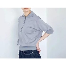 【ハウ/HAU】のknit tops polo 4 人気、トレンドファッション・服の通販 founy(ファニー) ファッション Fashion レディースファッション WOMEN トップス・カットソー Tops/Tshirt ニット Knit Tops シルケット Mercerization 人気 Popularity 今季 This Season ビジネス 仕事 通勤 Business 定番 Standard |ID:prp329100004428722