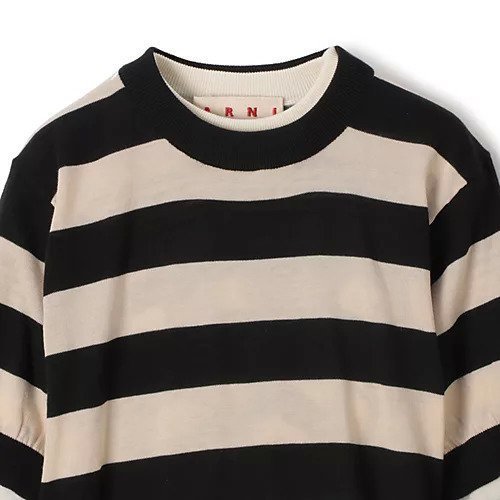【マルニ/MARNI】のROUNDNECK SWEATER 人気、トレンドファッション・服の通販 founy(ファニー) 　ファッション　Fashion　レディースファッション　Fashion for Women　トップス・カットソー　Cut & Sew Tops　レディースパーカー・カジュアルフーディー　Casual Hoodies & Sweatshirts　スウェット・クルーネックトップス　Sweatshirts & Crewnecks / Relaxed Fit Sweat Tops　2024年　2024　2024-2025秋冬・A/W　Autumn/Winter 2024–25 AW24–25　ハンド　Hand, Handmade　ボーダー　Border, Stripe　リラックス　Relax, Relaxed Fit　other-3|ID: prp329100004428723 ipo3291000000032524729
