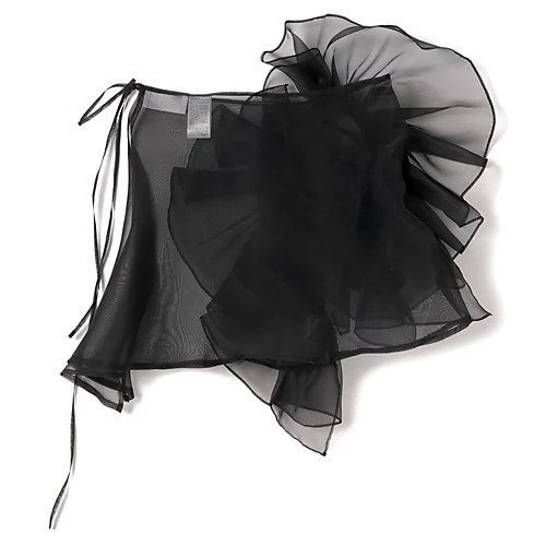 【マージ/MARGE】のOrgandy ruffle short wrap skirt 人気、トレンドファッション・服の通販 founy(ファニー) 　ファッション　Fashion　レディースファッション　Ladies' Fashion Online　スカート　Skirt　2025年　2025　2025春夏・S/S　Ss,Spring/Summer,2025　ショート　Short　バランス　Balance　ラップ　Wrap　other-2|ID: prp329100004428742 ipo3291000000032525167