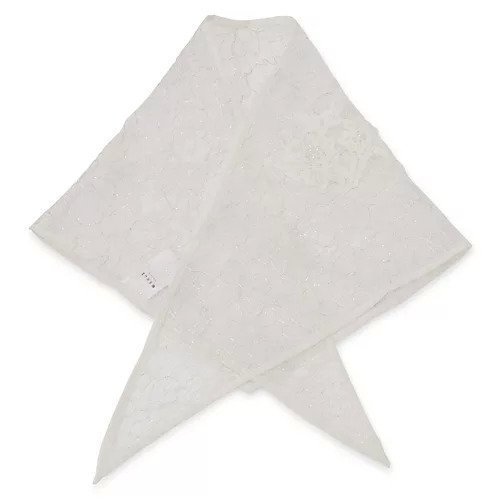 【マージ/MARGE】のLeavers lace scarf(beading motif) インテリア・キッズ・メンズ・レディースファッション・服の通販 founy(ファニー) https://founy.com/ ファッション Fashion レディースファッション Fashion for Women 2025年 2025 2025春夏・S/S Spring/Summer 2025 SS25 スカーフ Scarf, Neckwear トライアングル Triangle, Triangular Shape パール Pearl, Pearl Accent フラワー Flower, Floral |ID: prp329100004428777 ipo3291000000032526026