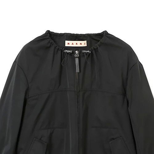 【マルニ/MARNI】のJACKET 人気、トレンドファッション・服の通販 founy(ファニー) 　ファッション　Fashion　レディースファッション　WOMEN　アウター　Coat Outerwear　ジャケット　Jackets　シンプル　Simple　ダブル　Double　フラップ　Flap　ブルゾン　Blouson　ポケット　Pocket　マフラー　Scarf　other-2|ID: prp329100004428787 ipo3291000000031260380