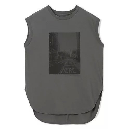 【マイカ ディール/MICA & DEAL】のPHOTO hem round-T インテリア・キッズ・メンズ・レディースファッション・服の通販 founy(ファニー) 　ファッション　Fashion　レディースファッション　Fashion for Women　モノトーン　Monotone, Black and White　ラウンド　Round, Round Neck　洗える　Machine Washable　SUMIKURO|ID: prp329100004430287 ipo3291000000035910487