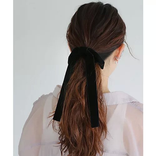 【コレカラ/collecala】の両面ベロア ロングリボンヘアカフ/ヘアフック 人気、トレンドファッション・服の通販 founy(ファニー) 　ファッション　Fashion　レディースファッション　WOMEN　トップス・カットソー　Tops/Tshirt　ベロア　Velour　おすすめ　Recommend　セレモニー　Ceremony　ベロア　Velor　リボン　Ribbon　エレガント 上品　Elegant　入学式　Entrance Ceremony　卒業式　Graduation Ceremony　結婚式　Wedding Ceremony　other-2|ID: prp329100004430302 ipo3291000000031261291