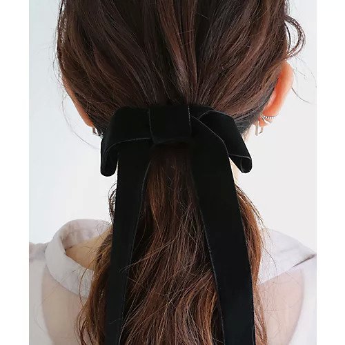【コレカラ/collecala】の両面ベロア ロングリボンヘアカフ/ヘアフック 人気、トレンドファッション・服の通販 founy(ファニー) 　ファッション　Fashion　レディースファッション　WOMEN　トップス・カットソー　Tops/Tshirt　ベロア　Velour　おすすめ　Recommend　セレモニー　Ceremony　ベロア　Velor　リボン　Ribbon　エレガント 上品　Elegant　入学式　Entrance Ceremony　卒業式　Graduation Ceremony　結婚式　Wedding Ceremony　other-3|ID: prp329100004430302 ipo3291000000031261293