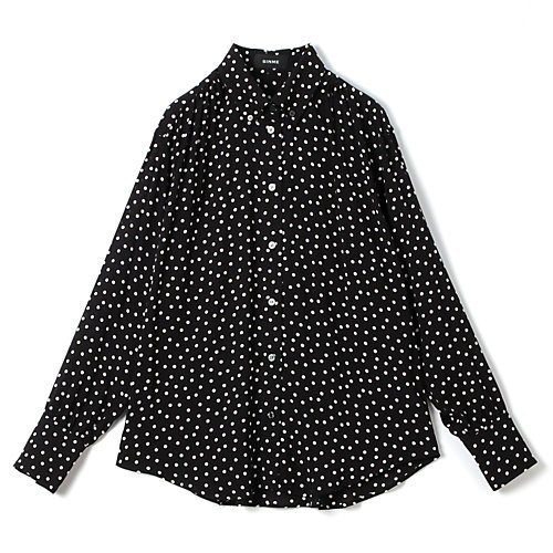 【シンメ/SINME】のドットBDブラウス インテリア・キッズ・メンズ・レディースファッション・服の通販 founy(ファニー) https://founy.com/ ファッション Fashion レディースファッション WOMEN トップス・カットソー Tops/Tshirt シャツ/ブラウス Shirts/Blouses ダウン Down ドット Dot ドレープ Drape バランス Balance 今季 This Season 洗える Washable |ID: prp329100004431630 ipo3291000000030952283