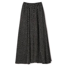 【ペールジュート/Pale Jute】のpolka dot flared skirt 「Carnival」 人気、トレンドファッション・服の通販 founy(ファニー) ファッション Fashion レディースファッション Fashion for Women スカート Skirts ドット Polka Dot, Dot Pattern フレア Flare, Flared リラックス Relax, Relaxed Fit 洗える Machine Washable |ID:prp329100004431637