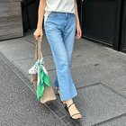 【リエミラー/Rie Miller】のスリットクロップドハイウエストデニム 人気、トレンドファッション・服の通販 founy(ファニー) ファッション Fashion レディースファッション WOMEN 2024年 2024 2024春夏・S/S Ss,Spring/Summer,2024 おすすめ Recommend クロップド Cropped ショート Short ジャケット Jacket スリット Slit センター Center デニム Denim フレア Flare 春 Spring thumbnail ブルー系その他7|ID: prp329100004431657 ipo3291000000030953118