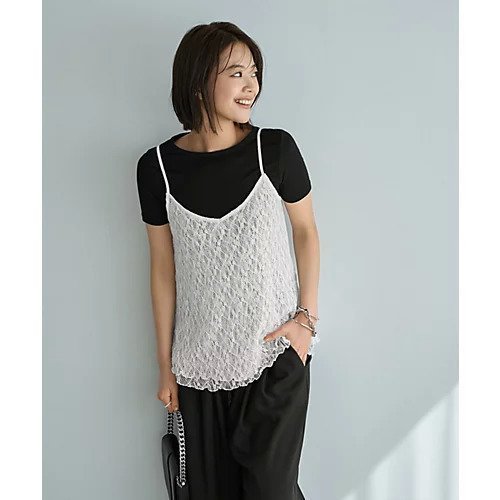 【スタイルデリ/STYLE DELI】のセンシティブレースキャミソール インテリア・キッズ・メンズ・レディースファッション・服の通販 founy(ファニー) https://founy.com/ ファッション Fashion レディースファッション WOMEN トップス・カットソー Tops/Tshirt キャミソール / ノースリーブ No Sleeves ウェーブ Wave エアリー Airy 春 Spring カットソー Cut And Sew キャミソール Camisole シンプル Simple ストレッチ Stretch セットアップ Set Up タンク Tank 定番 Standard ノースリーブ No Sleeve 長袖 Long Sleeve パイピング Piping フィット Fit ポケット Pocket 半袖 Short Sleeve リボン Ribbon レース Race S/S・春夏 Ss・Spring/Summer 夏 Summer |ID: prp329100004433171 ipo3291000000030964175