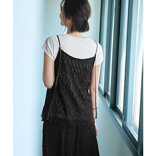 【スタイルデリ/STYLE DELI】のセンシティブレースキャミソール 人気、トレンドファッション・服の通販 founy(ファニー) 　ファッション　Fashion　レディースファッション　WOMEN　トップス・カットソー　Tops/Tshirt　キャミソール / ノースリーブ　No Sleeves　ウェーブ　Wave　エアリー　Airy　春　Spring　カットソー　Cut And Sew　キャミソール　Camisole　シンプル　Simple　ストレッチ　Stretch　セットアップ　Set Up　タンク　Tank　定番　Standard　ノースリーブ　No Sleeve　長袖　Long Sleeve　パイピング　Piping　フィット　Fit　ポケット　Pocket　半袖　Short Sleeve　リボン　Ribbon　レース　Race　S/S・春夏　Ss・Spring/Summer　夏　Summer　other-3|ID: prp329100004433171 ipo3291000000031256119