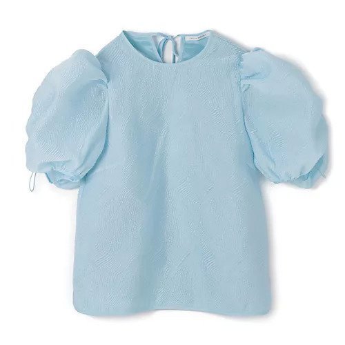 【セシリー バンセン/CECILIE BAHNSEN】のAMARI TOP KAZE MATELASSE LIGHT BLUE 人気、トレンドファッション・服の通販 founy(ファニー) 　ファッション　Fashion　レディースファッション　Fashion for Women　2025年　2025　2025春夏・S/S　Spring/Summer 2025 SS25　シアー　Sheer, See-Through　シャーリング　Shirring, Ruched　 other-1|ID: prp329100004433173 ipo3291000000035592063