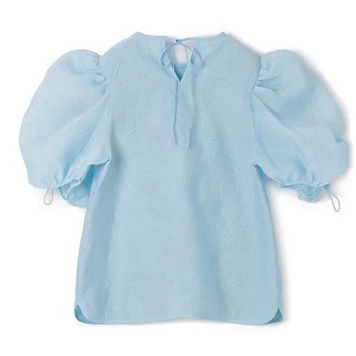 【セシリー バンセン/CECILIE BAHNSEN】のAMARI TOP KAZE MATELASSE LIGHT BLUE 人気、トレンドファッション・服の通販 founy(ファニー) 　ファッション　Fashion　レディースファッション　Fashion for Women　2025年　2025　2025春夏・S/S　Spring/Summer 2025 SS25　シアー　Sheer, See-Through　シャーリング　Shirring, Ruched　other-2|ID: prp329100004433173 ipo3291000000035592065