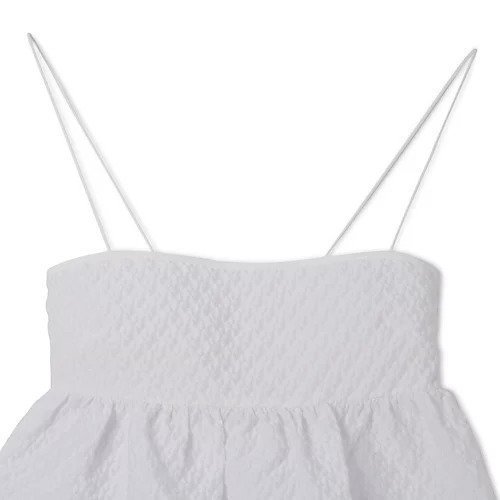 【セシリー バンセン/CECILIE BAHNSEN】のSELENA TOP BLOSSOM MATELASS WHITE 人気、トレンドファッション・服の通販 founy(ファニー) 　ファッション　Fashion　レディースファッション　WOMEN　2025年　2025　2025春夏・S/S　Ss,Spring/Summer,2025　シンプル　Simple　フェミニン　Feminine　ペプラム　Peplum　ラップ　Wrap　夏　Summer　春　Spring　S/S・春夏　Ss・Spring/Summer　other-3|ID: prp329100004433175 ipo3291000000031256133
