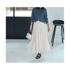 【スタイルデリ/STYLE DELI】のコットンシャーリングスカート ホワイト|ID: prp329100004433196 ipo3291000000033013608