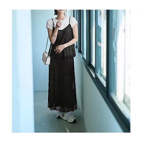 【スタイルデリ/STYLE DELI】の外せる2wayレーススカート インテリア・キッズ・メンズ・レディースファッション・服の通販 founy(ファニー) https://founy.com/ ファッション Fashion レディースファッション WOMEN スカート Skirt デニム Denim トレンド Trend レース Race ロング Long 無地 Plain Color |ID: prp329100004433198 ipo3291000000030964849