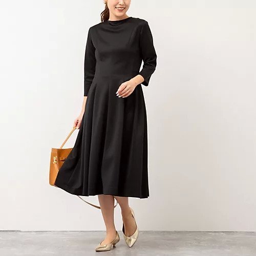 【ノーリーズ/NOLLEY'S】の【yosoyuki series】 2WAYダンボールニットワンピース インテリア・キッズ・メンズ・レディースファッション・服の通販 founy(ファニー) 　ファッション　Fashion　レディースファッション　WOMEN　ワンピース　Dress　ニットワンピース　Knit Dresses　2025年　2025　2025春夏・S/S　Ss,Spring/Summer,2025　おすすめ　Recommend　オケージョン　Occasion　ストレッチ　Stretch　フィット　Fit　フレア　Flare　エレガント 上品　Elegant　ブラック|ID: prp329100004433313 ipo3291000000031713116