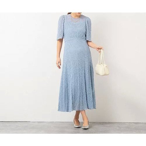 【ノーリーズ/NOLLEY'S】の【yosoyuki series】 ニットレースワンピース 人気、トレンドファッション・服の通販 founy(ファニー) 　ファッション　Fashion　レディースファッション　WOMEN　ワンピース　Dress　2025年　2025　2025春夏・S/S　Ss,Spring/Summer,2025　フレア　Flare　結婚式　Wedding Ceremony　other-2|ID: prp329100004433377 ipo3291000000031713084