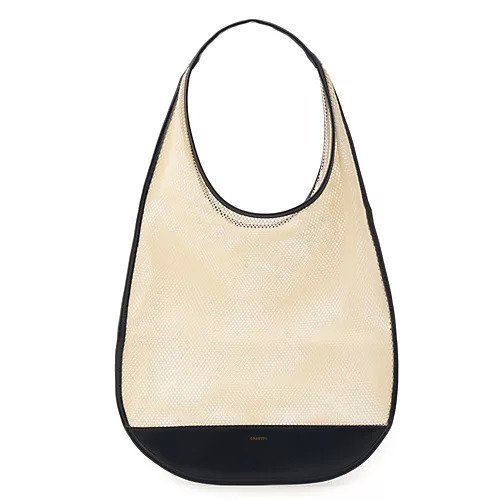 【オルセット/ORSETTO】のメッシュバッグ インテリア・キッズ・メンズ・レディースファッション・服の通販 founy(ファニー) 　ファッション　Fashion　レディースファッション　Fashion for Women　バッグ　Bags　コンパクト　Compact, Small Size　ショルダー　Shoulder, Shoulder Strap　フォルム　Silhouette, Form　フラット　Flat, Flat Shoes　メッシュ　Mesh, Net Fabric　【HPS別注】アイボリー×ネイビー|ID: prp329100004433529 ipo3291000000034898694