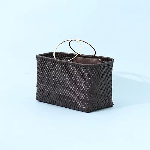 【ノーリーズ/NOLLEY'S】の【SANRAMI/サンラミ】【松葉 別注アイテム】リングハンドルメルカドバッグ インテリア・キッズ・メンズ・レディースファッション・服の通販 founy(ファニー) 　ファッション　Fashion　レディースファッション　WOMEN　バッグ　Bag　ポケット　Pocket　別注　Special Order　夏　Summer　ブラウン|ID: prp329100004433689 ipo3291000000031184941