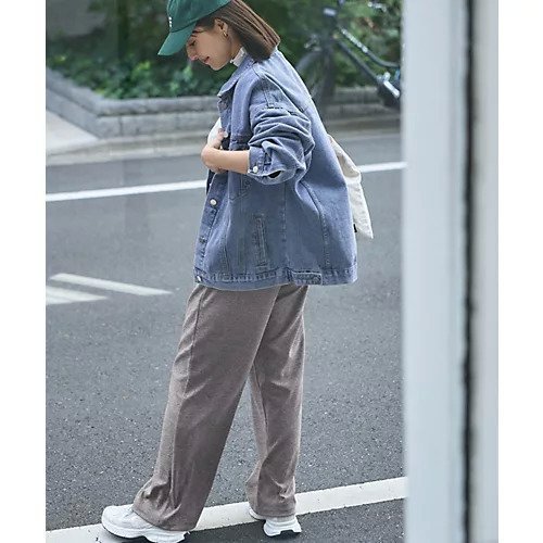 【スタイルデリ/STYLE DELI】のゆったりフォルムハイブリーチGジャン 人気、トレンドファッション・服の通販 founy(ファニー) 　ファッション　Fashion　レディースファッション　WOMEN　アウター　Coat Outerwear　サロペット　Overalls　シルバー　Silver　ジャケット　Jacket　スリット　Slit　ダウン　Down　デニム　Denim　フロント　Front　ブリーチ　Bleach　ポケット　Pocket　other-3|ID: prp329100004433827 ipo3291000000031259967