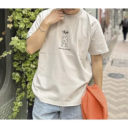 【ノーリーズ グッドマン/NOLLEY'S goodman / MEN】の【BARNS OUTFITTERS】別注タフネックT COME AS YOU ARE 25SS インテリア・キッズ・メンズ・レディースファッション・服の通販 founy(ファニー) 　ファッション　Fashion　メンズファッション　MEN　ヴィンテージ　Vintage　グラフィック　Graphic　サングラス　Sunglasses　サンダル　Sandals　ショーツ　Shorts　スペシャル　Special　ダブル　Double　プリント　Print　ベーシック　Basic　別注　Special Order　犬　Dog　夏　Summer　2025年　2025　2025春夏・S/S　Ss,Spring/Summer,2025　キナリ|ID: prp329100004433990 ipo3291000000031718703