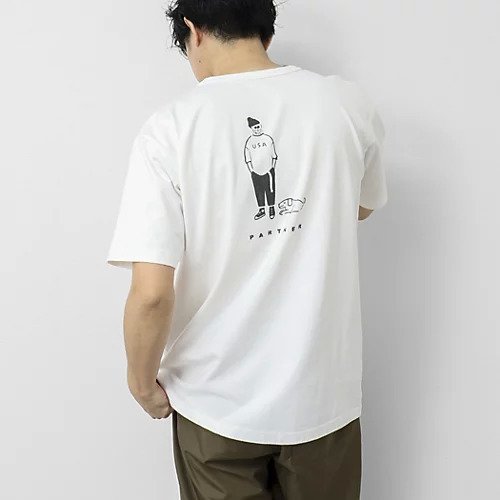 【ノーリーズ グッドマン/NOLLEY'S goodman / MEN】の【BARNS OUTFITTERS】別注タフネックT PARTNER 25SS 人気、トレンドファッション・服の通販 founy(ファニー) 　ファッション　Fashion　メンズファッション　MEN　ヴィンテージ　Vintage　グラフィック　Graphic　サンダル　Sandals　ショーツ　Shorts　スペシャル　Special　プリント　Print　ベーシック　Basic　別注　Special Order　犬　Dog　夏　Summer　2025年　2025　2025春夏・S/S　Ss,Spring/Summer,2025　other-2|ID: prp329100004433993 ipo3291000000031718714