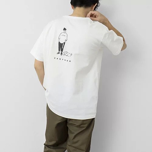 【ノーリーズ グッドマン/NOLLEY'S goodman / MEN】の【BARNS OUTFITTERS】別注タフネックT PARTNER 25SS 人気、トレンドファッション・服の通販 founy(ファニー) 　ファッション　Fashion　メンズファッション　MEN　ヴィンテージ　Vintage　グラフィック　Graphic　サンダル　Sandals　ショーツ　Shorts　スペシャル　Special　プリント　Print　ベーシック　Basic　別注　Special Order　犬　Dog　夏　Summer　2025年　2025　2025春夏・S/S　Ss,Spring/Summer,2025　other-3|ID: prp329100004433993 ipo3291000000031718715
