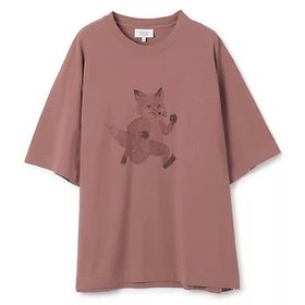 【メゾン キツネ/MAISON KITSUNE】 SPEEDY FOX PRINT OVERSIZE TEE-SHIRT人気、トレンドファッション・服の通販 founy(ファニー) ファッション Fashion レディースファッション WOMEN トップス・カットソー Tops/Tshirt シャツ/ブラウス Shirts/Blouses 2025年 2025 2025春夏・S/S Ss,Spring/Summer,2025 スリット Slit プリント Print 洗える Washable |ID:prp329100004434879