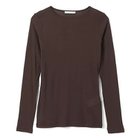 【アモーメント/AMOMENTO】のROUND T-SHIRTS BROWN|ID:prp329100004434892