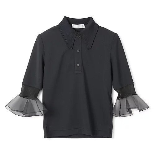 【トーガ/TOGA】のMelange jersey polo shirt インテリア・キッズ・メンズ・レディースファッション・服の通販 founy(ファニー) https://founy.com/ ファッション Fashion レディースファッション WOMEN トップス・カットソー Tops/Tshirt シャツ/ブラウス Shirts/Blouses ポロシャツ Polo Shirts 2025年 2025 2025春夏・S/S Ss,Spring/Summer,2025 フェミニン Feminine フリル Frills ポロシャツ Polo Shirt 夏 Summer 春 Spring S/S・春夏 Ss・Spring/Summer 洗える Washable ビジネス 仕事 通勤 Business |ID: prp329100004434895 ipo3291000000030979990