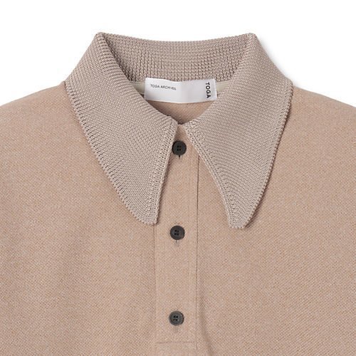 【トーガ/TOGA】のMelange jersey polo shirt 人気、トレンドファッション・服の通販 founy(ファニー) 　ファッション　Fashion　レディースファッション　WOMEN　トップス・カットソー　Tops/Tshirt　シャツ/ブラウス　Shirts/Blouses　ポロシャツ　Polo Shirts　2025年　2025　2025春夏・S/S　Ss,Spring/Summer,2025　フェミニン　Feminine　フリル　Frills　ポロシャツ　Polo Shirt　夏　Summer　春　Spring　S/S・春夏　Ss・Spring/Summer　洗える　Washable　ビジネス 仕事 通勤　Business　other-3|ID: prp329100004434895 ipo3291000000031255882