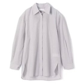 【アモーメント/AMOMENTO】のSTRIPE OVERSIZED SHIRTS 人気、トレンドファッション・服の通販 founy(ファニー) ファッション Fashion レディースファッション Fashion for Women トップス・カットソー Cut & Sew Tops シャツ・ブラウス・オフィスカジュアル Elegant Blouses & Button-Ups 2025年 2025 2025春夏・S/S Spring/Summer 2025 SS25 シンプル Simple, Minimal ストライプ Stripe, Striped Pattern スリット Slit, Slit Detail ラウンド Round, Round Neck 今季 This Season, Current Season |ID:prp329100004434901