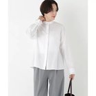 【ヒューマンウーマン/HUMAN WOMAN】のスタンドフリルブラウス ホワイト|ID: prp329100004435073 ipo3291000000034089990