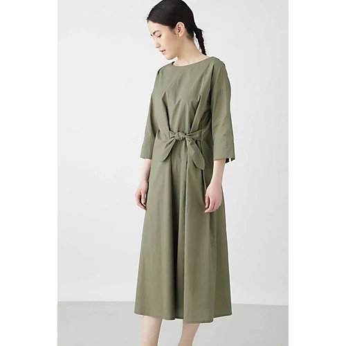 【ヒューマンウーマン/HUMAN WOMAN】のコードストライプローンワンピース インテリア・キッズ・メンズ・レディースファッション・服の通販 founy(ファニー) https://founy.com/ ファッション Fashion レディースファッション WOMEN ワンピース Dress リボン Ribbon 無地 Plain Color |ID: prp329100004435325 ipo3291000000030981720