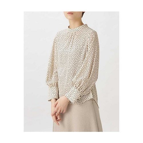 【ヒューマンウーマン/HUMAN WOMAN】の≪arrive paris≫ドットブラウス インテリア・キッズ・メンズ・レディースファッション・服の通販 founy(ファニー) https://founy.com/ ファッション Fashion レディースファッション WOMEN トップス・カットソー Tops/Tshirt シャツ/ブラウス Shirts/Blouses インナー Inner ジャケット Jacket ドット Dot ハイネック High Neck エレガント 上品 Elegant |ID: prp329100004435400 ipo3291000000030982008
