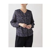 【ヒューマンウーマン/HUMAN WOMAN】の幾何プリントブラウス 人気、トレンドファッション・服の通販 founy(ファニー) ファッション Fashion レディースファッション WOMEN トップス・カットソー Tops/Tshirt シャツ/ブラウス Shirts/Blouses カットジャガード Cut Jacquard パープル Purple プリント Print ペイズリー Paisley ラベンダー Lavender エレガント 上品 Elegant 無地 Plain Color |ID:prp329100004435445