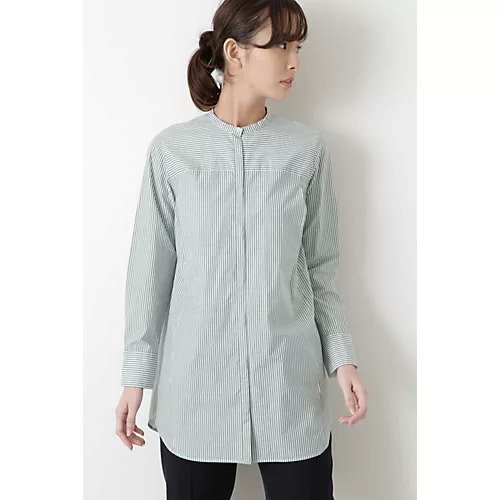 【ヒューマンウーマン/HUMAN WOMAN】のストライプローンロングシャツ インテリア・キッズ・メンズ・レディースファッション・服の通販 founy(ファニー) https://founy.com/ ファッション Fashion レディースファッション WOMEN トップス・カットソー Tops/Tshirt シャツ/ブラウス Shirts/Blouses おすすめ Recommend トレンド Trend ミドル Middle ロング Long 畦 Ridge |ID: prp329100004435618 ipo3291000000030982855