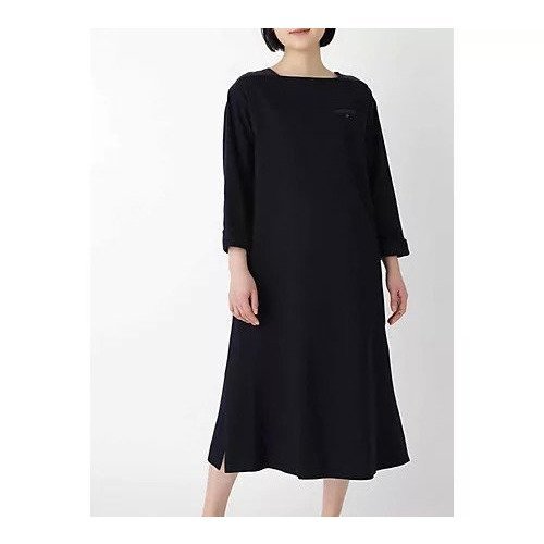 【ヒューマンウーマン/HUMAN WOMAN】のパールニット調ワンピース インテリア・キッズ・メンズ・レディースファッション・服の通販 founy(ファニー) https://founy.com/ ファッション Fashion レディースファッション WOMEN ワンピース Dress カットソー Cut And Sew パール Pearl レギンス Leggings |ID: prp329100004435620 ipo3291000000030982873