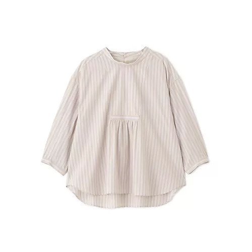 【ヒューマンウーマン/HUMAN WOMAN】のドビーストライプブラウス インテリア・キッズ・メンズ・レディースファッション・服の通販 founy(ファニー) 　ファッション　Fashion　レディースファッション　WOMEN　トップス・カットソー　Tops/Tshirt　シャツ/ブラウス　Shirts/Blouses　おすすめ　Recommend　スタンダード　Standard　ストライプ　Stripe　フロント　Front　ボトム　Bottom　ベージュ|ID: prp329100004435659 ipo3291000000031338312
