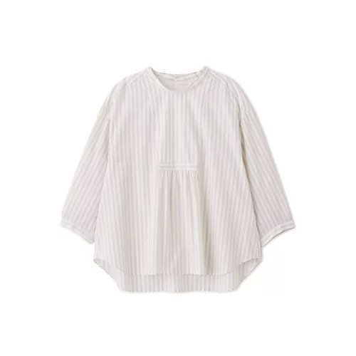 【ヒューマンウーマン/HUMAN WOMAN】のドビーストライプブラウス 人気、トレンドファッション・服の通販 founy(ファニー) 　ファッション　Fashion　レディースファッション　WOMEN　トップス・カットソー　Tops/Tshirt　シャツ/ブラウス　Shirts/Blouses　おすすめ　Recommend　スタンダード　Standard　ストライプ　Stripe　フロント　Front　ボトム　Bottom　other-2|ID: prp329100004435659 ipo3291000000031338315