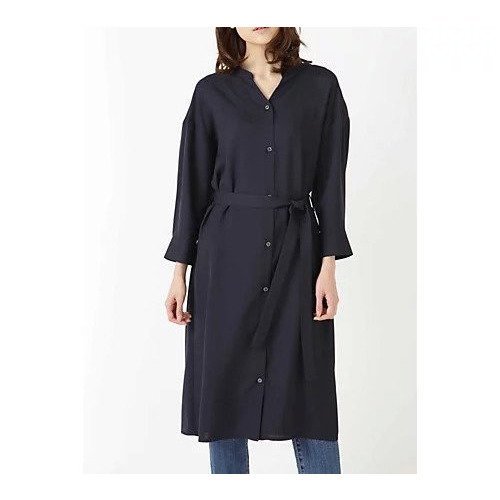 【ヒューマンウーマン/HUMAN WOMAN】の《arrive paris》シャツワンピース インテリア・キッズ・メンズ・レディースファッション・服の通販 founy(ファニー) https://founy.com/ ファッション Fashion レディースファッション WOMEN ワンピース Dress シャツワンピース Shirt Dresses スタンド Stand リボン Ribbon レギンス Leggings 羽織 Haori |ID: prp329100004435662 ipo3291000000030983090