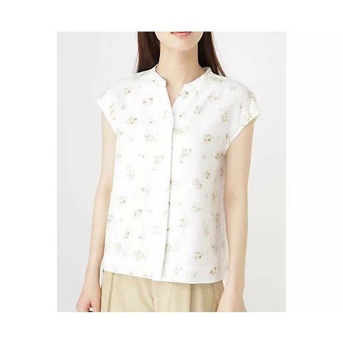 【ヒューマンウーマン/HUMAN WOMAN】のリネンプリントスキッパーブラウス インテリア・キッズ・メンズ・レディースファッション・服の通販 founy(ファニー) https://founy.com/ ファッション Fashion レディースファッション WOMEN トップス・カットソー Tops/Tshirt シャツ/ブラウス Shirts/Blouses インナー Inner スキッパー Skipper スリーブ Sleeve フレンチ French プリント Print ボックス Box ワンポイント One Point 無地 Plain Color 羽織 Haori |ID: prp329100004435688 ipo3291000000030983270