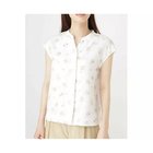 【ヒューマンウーマン/HUMAN WOMAN】のリネンプリントスキッパーブラウス オフ フラワーPT|ID: prp329100004435688 ipo3291000000030983271