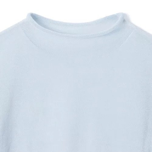 【アモーメント/AMOMENTO】のSHEER CROPPED KNIT 人気、トレンドファッション・服の通販 founy(ファニー) 　ファッション　Fashion　レディースファッション　WOMEN　トップス・カットソー　Tops/Tshirt　ニット　Knit Tops　2025年　2025　2025春夏・S/S　Ss,Spring/Summer,2025　ホールガーメント　Whole Garment　ボトルネック　Bottleneck　ワンポイント　One Point　other-3|ID: prp329100004435730 ipo3291000000031255894