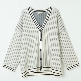 【バウムウンドヘルガーデン/BAUM UND PFERDGARTEN】 バックロゴカーディガン人気、トレンドファッション・服の通販 founy(ファニー) ファッション Fashion レディースファッション Fashion for Women トップス・カットソー Cut & Sew Tops カーディガン・羽織り Layered Style Cardigans バッグ Bags インナー Innerwear 春 Spring 洗える Machine Washable カーディガン Cardigan, Knitwear コレクション Collection, Seasonal Line サッカー Seersucker, Summer Fabric ショルダー Shoulder, Shoulder Strap ストライプ Stripe, Striped Pattern スポーティ Sporty, Casual Athletic ドロップ Drop Shoulder, Dropped Style フェミニン Feminine, Girly ボトム Bottoms, Lower Wear リラックス Relax, Relaxed Fit ワイド Wide, Wide Fit S/S・春夏 SS, Spring/Summer, Warm Season おすすめ Recommended / Our Picks 夏 Summer |ID:prp329100004435737