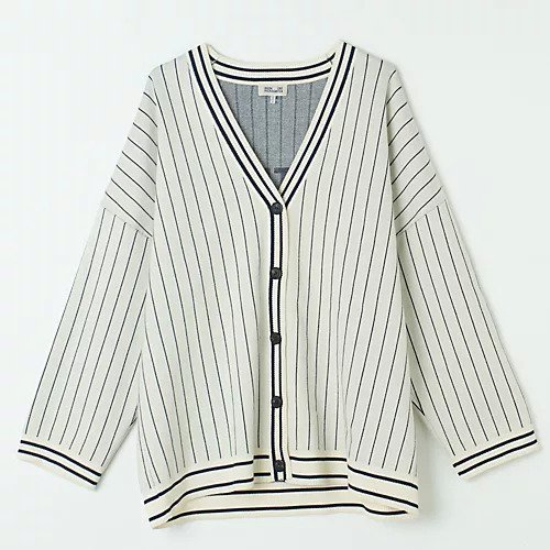 【バウムウンドヘルガーデン/BAUM UND PFERDGARTEN】のバックロゴカーディガン 人気、トレンドファッション・服の通販 founy(ファニー) 　ファッション　Fashion　レディースファッション　Fashion for Women　トップス・カットソー　Cut & Sew Tops　カーディガン・羽織り　Layered Style Cardigans　バッグ　Bags　インナー　Innerwear　春　Spring　洗える　Machine Washable　カーディガン　Cardigan, Knitwear　コレクション　Collection, Seasonal Line　サッカー　Seersucker, Summer Fabric　ショルダー　Shoulder, Shoulder Strap　ストライプ　Stripe, Striped Pattern　スポーティ　Sporty, Casual Athletic　ドロップ　Drop Shoulder, Dropped Style　フェミニン　Feminine, Girly　ボトム　Bottoms, Lower Wear　リラックス　Relax, Relaxed Fit　ワイド　Wide, Wide Fit　S/S・春夏　SS, Spring/Summer, Warm Season　おすすめ　Recommended / Our Picks　夏　Summer　 other-1|ID: prp329100004435737 ipo3291000000034156781