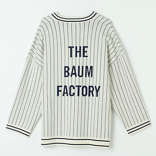 【バウムウンドヘルガーデン/BAUM UND PFERDGARTEN】のバックロゴカーディガン 人気、トレンドファッション・服の通販 founy(ファニー) 　ファッション　Fashion　レディースファッション　Fashion for Women　トップス・カットソー　Cut & Sew Tops　カーディガン・羽織り　Layered Style Cardigans　バッグ　Bags　インナー　Innerwear　春　Spring　洗える　Machine Washable　カーディガン　Cardigan, Knitwear　コレクション　Collection, Seasonal Line　サッカー　Seersucker, Summer Fabric　ショルダー　Shoulder, Shoulder Strap　ストライプ　Stripe, Striped Pattern　スポーティ　Sporty, Casual Athletic　ドロップ　Drop Shoulder, Dropped Style　フェミニン　Feminine, Girly　ボトム　Bottoms, Lower Wear　リラックス　Relax, Relaxed Fit　ワイド　Wide, Wide Fit　S/S・春夏　SS, Spring/Summer, Warm Season　おすすめ　Recommended / Our Picks　夏　Summer　other-3|ID: prp329100004435737 ipo3291000000034156784