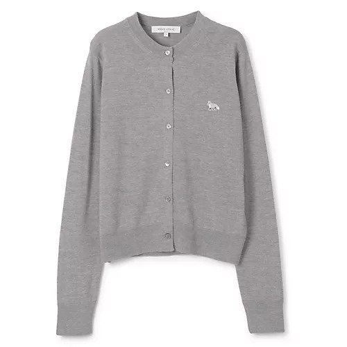 【メゾン キツネ/MAISON KITSUNE】のBABY FOX PATCH REGULAR CARDIGAN 人気、トレンドファッション・服の通販 founy(ファニー) 　ファッション　Fashion　レディースファッション　WOMEN　トップス・カットソー　Tops/Tshirt　カーディガン　Cardigans　2025年　2025　2025春夏・S/S　Ss,Spring/Summer,2025　カーディガン　Cardigan　シンプル　Simple　パッチ　Patch　フィット　Fit　ベーシック　Basic　レギュラー　Regular　エレガント 上品　Elegant　ビジネス 仕事 通勤　Business　 other-1|ID: prp329100004435739 ipo3291000000030983627