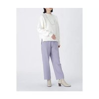 【ヒューマンウーマン/HUMAN WOMAN】の裏起毛リラックスパンツ 人気、トレンドファッション・服の通販 founy(ファニー) ファッション Fashion レディースファッション WOMEN パンツ Pants スタンダード Standard ストレート Straight パーカー Hoodie パープル Purple リラックス Relax 冬 Winter |ID:prp329100004435796