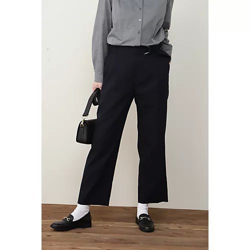 【ヒューマンウーマン/HUMAN WOMAN】のベルト付ストレートパンツ インテリア・キッズ・メンズ・レディースファッション・服の通販 founy(ファニー) https://founy.com/ ファッション Fashion レディースファッション WOMEN パンツ Pants ベルト Belts スタンダード Standard ストレート Straight ドレープ Drape リボン Ribbon リラックス Relax |ID: prp329100004435810 ipo3291000000030984047